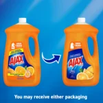 Ajax Ultra Liquid Dish Soap Orange Scent, Triple Action, 90 oz Bottle