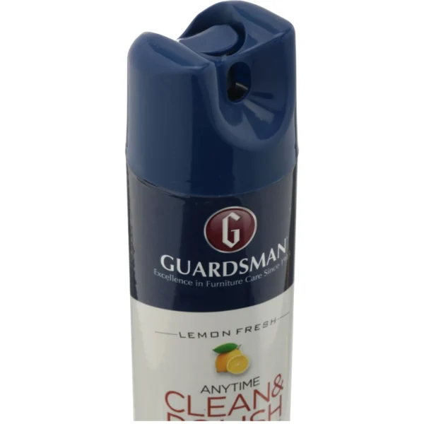 Guardsman 460300 Clean & Polish Wood Furniture Cleaner, Lemon Scent, Aerosol, 12.5 oz