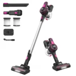 INSE Cordless Vacuum Cleaner, 6-in-1 Rechargeable Stick Vacuum with 2200 mAh Battery