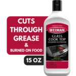 Weiman Cooktop Cleaner and Polish Cream for Glass, Ceramic and Induction Surfaces -15 oz