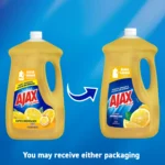 Ajax Ultra Liquid Dish Soap Lemon Scent, Super Degreaser, 90 oz Bottle