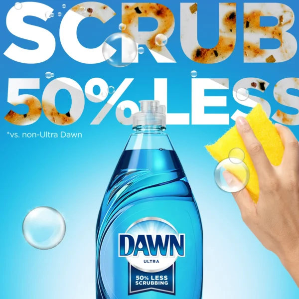 Dawn Ultra Dish Soap Dishwashing Liquid, Original Scent, 56 fl oz